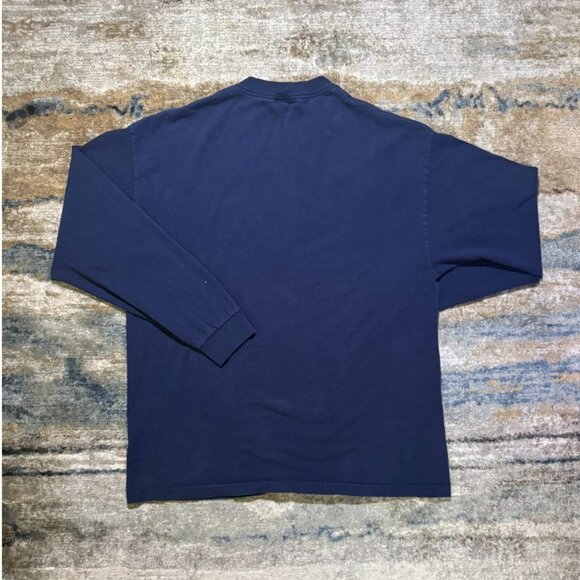 MLB Milwaukee Brewers Sweatshirt - Blue Lightweight Fit - Mens L - Picture 4 of 4